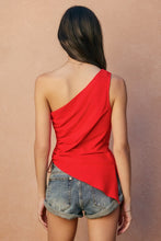 Load image into Gallery viewer, One Shoulder Ruched Top
