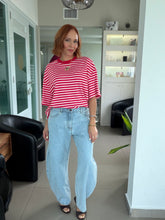 Load image into Gallery viewer, Laid Back Weekend Stripe Tee
