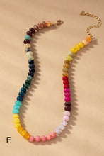 Load image into Gallery viewer, Natural Agate Beaded Necklace
