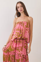 Load image into Gallery viewer, Terra Botanica Strapless Bubble Top
