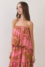 Load image into Gallery viewer, Terra Botanica Strapless Bubble Top
