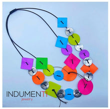 Load image into Gallery viewer, Indumenti Colorful Leather Necklace
