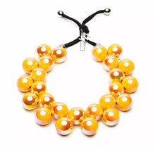 Load image into Gallery viewer, Iridescent Resin Balls Stretch Necklace

