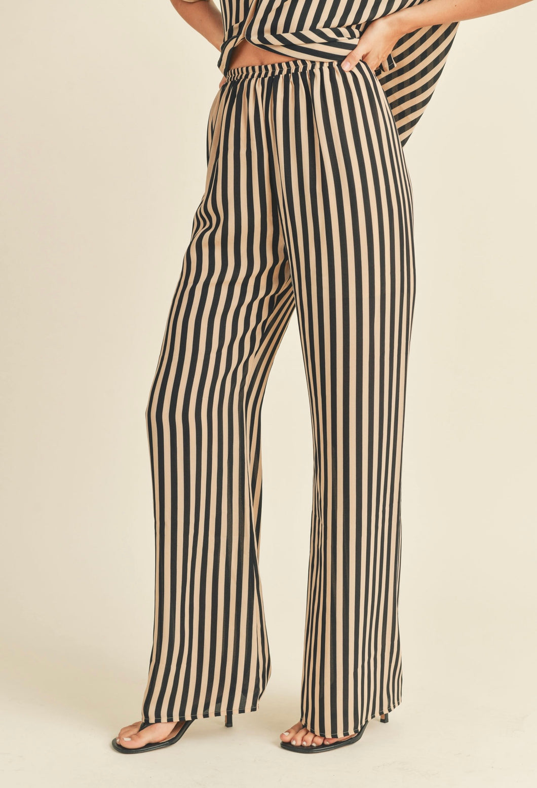 Stripe Print Pants