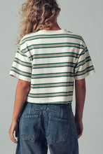 Load image into Gallery viewer, Striped Casual Crop Top
