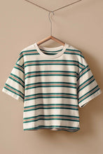 Load image into Gallery viewer, Striped Casual Crop Top
