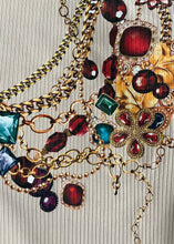 Load image into Gallery viewer, Jewelry Necklace Print Tank Top
