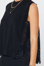 Load image into Gallery viewer, Pleated Eyelet Back Sleeveless Sweater
