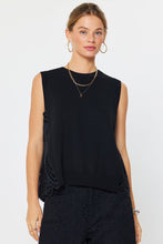Load image into Gallery viewer, Pleated Eyelet Back Sleeveless Sweater
