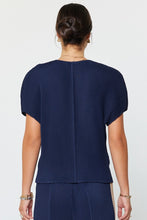 Load image into Gallery viewer, V Neck Dolman Sleeve Pleated Top
