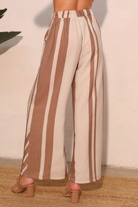 Siena Stripe Wide Leg Pants
