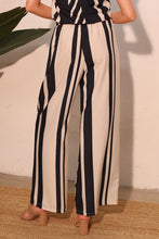 Load image into Gallery viewer, Siena Stripe Wide Leg Pants
