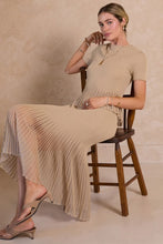 Load image into Gallery viewer, Sheer Flared Sweater Midi Skirt
