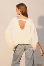 Load image into Gallery viewer, Silk Caftan Top With Back Band
