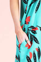 Load image into Gallery viewer, Havana Fern Cocoon Cami Maxi
