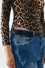 Load image into Gallery viewer, Long Sleeve Leopard Bodysuit
