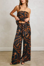 Load image into Gallery viewer, Conversational Satin Wide Leg Pants
