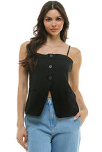 Load image into Gallery viewer, Button Up Vest Cami
