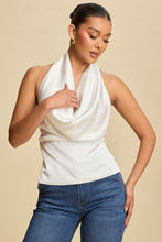 Load image into Gallery viewer, Drape Satin Cowl Top

