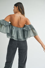 Load image into Gallery viewer, Ruffled Tiered Off Shoulder Top
