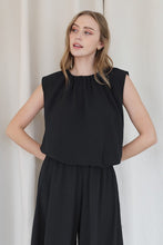 Load image into Gallery viewer, Matte Crepe Ruched Bubble Top
