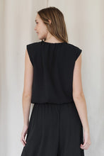 Load image into Gallery viewer, Matte Crepe Ruched Bubble Top
