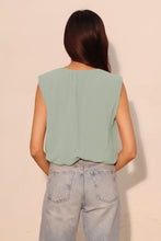 Load image into Gallery viewer, Matte Crepe Ruched Bubble Top
