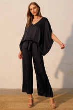 Load image into Gallery viewer, Silk Caftan Top With Back Band
