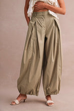 Load image into Gallery viewer, Drawstring Hem Wide Leg Balloon Pant
