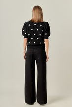 Load image into Gallery viewer, Heart Embroidery Sweater
