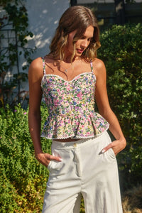 Romantic Flared Cami Top