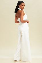 Load image into Gallery viewer, Halter Tie Front Jumpsuit
