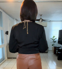 Load image into Gallery viewer, Ruched Front Detail Cropped Top
