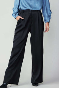 Silky Front Pintucked Trouser