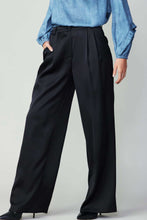 Load image into Gallery viewer, Silky Front Pintucked Trouser
