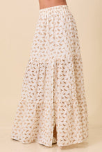 Load image into Gallery viewer, Floral Eyelet Maxi Skirt
