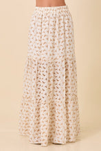 Load image into Gallery viewer, Floral Eyelet Maxi Skirt
