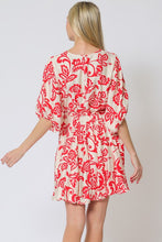 Load image into Gallery viewer, Dolman Sleeve Braid Belted Dress
