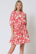 Load image into Gallery viewer, Dolman Sleeve Braid Belted Dress
