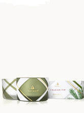 Load image into Gallery viewer, Frasier Fir Frosted Plaid Candle Set
