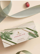 Load image into Gallery viewer, Frasier Fir Frosted Plaid Candle Set
