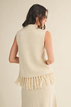 Load image into Gallery viewer, Fringe Sleeveless Knit
