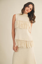 Load image into Gallery viewer, Fringe Sleeveless Knit
