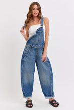 Load image into Gallery viewer, Mid  Waisted Barrel Overall
