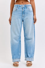 Load image into Gallery viewer, Mid Waist Barrel  Leg With Cuff
