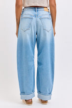 Load image into Gallery viewer, Mid Waist Barrel  Leg With Cuff
