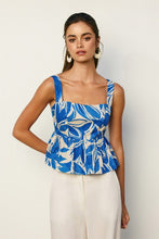 Load image into Gallery viewer, Mykonos Sweetheart Peplum Top
