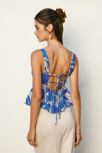Load image into Gallery viewer, Mykonos Sweetheart Peplum Top

