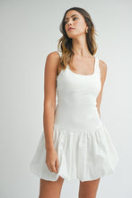 Load image into Gallery viewer, Sleeveless Bubble Hem Mini Dress
