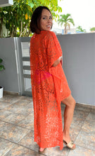 Load image into Gallery viewer, Venetian Lace Caftan Cover up
